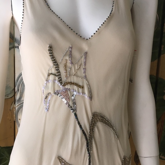Vintage evening beaded dress - Picture 5 of 13